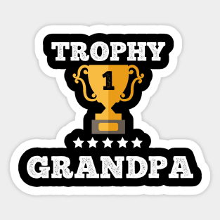 Trophy best grandpa gift idea Sticker